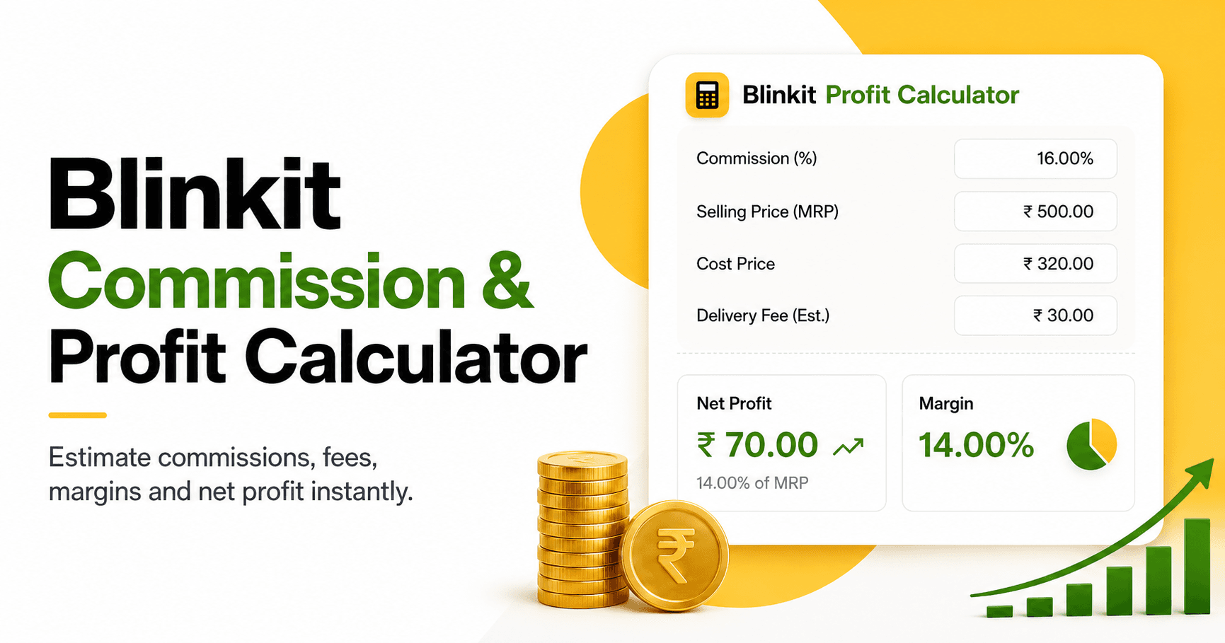 Blinkit Commission & Profit Calculator