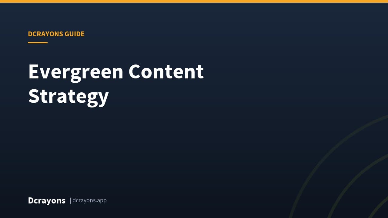 Evergreen Content Strategy