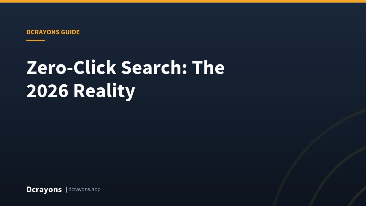 Zero-Click Search: The 2026 Reality