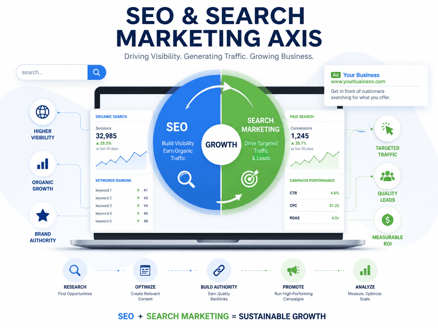 Dcrayons Score (SEO & Search Marketing axis)