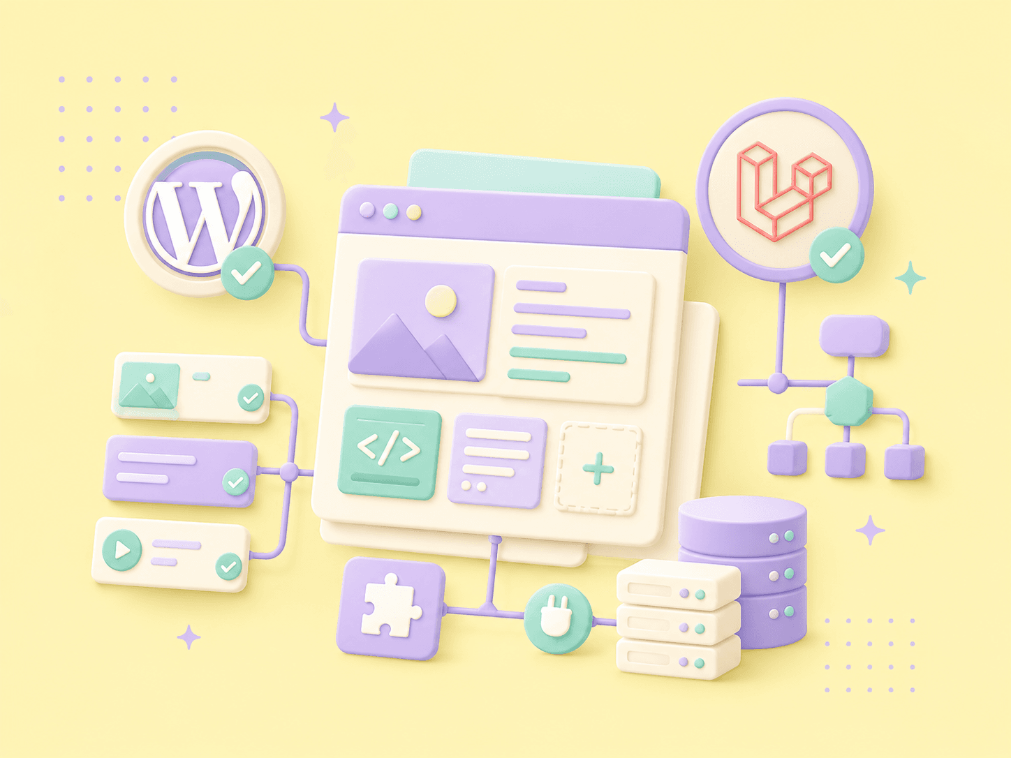 WordPress and Laravel