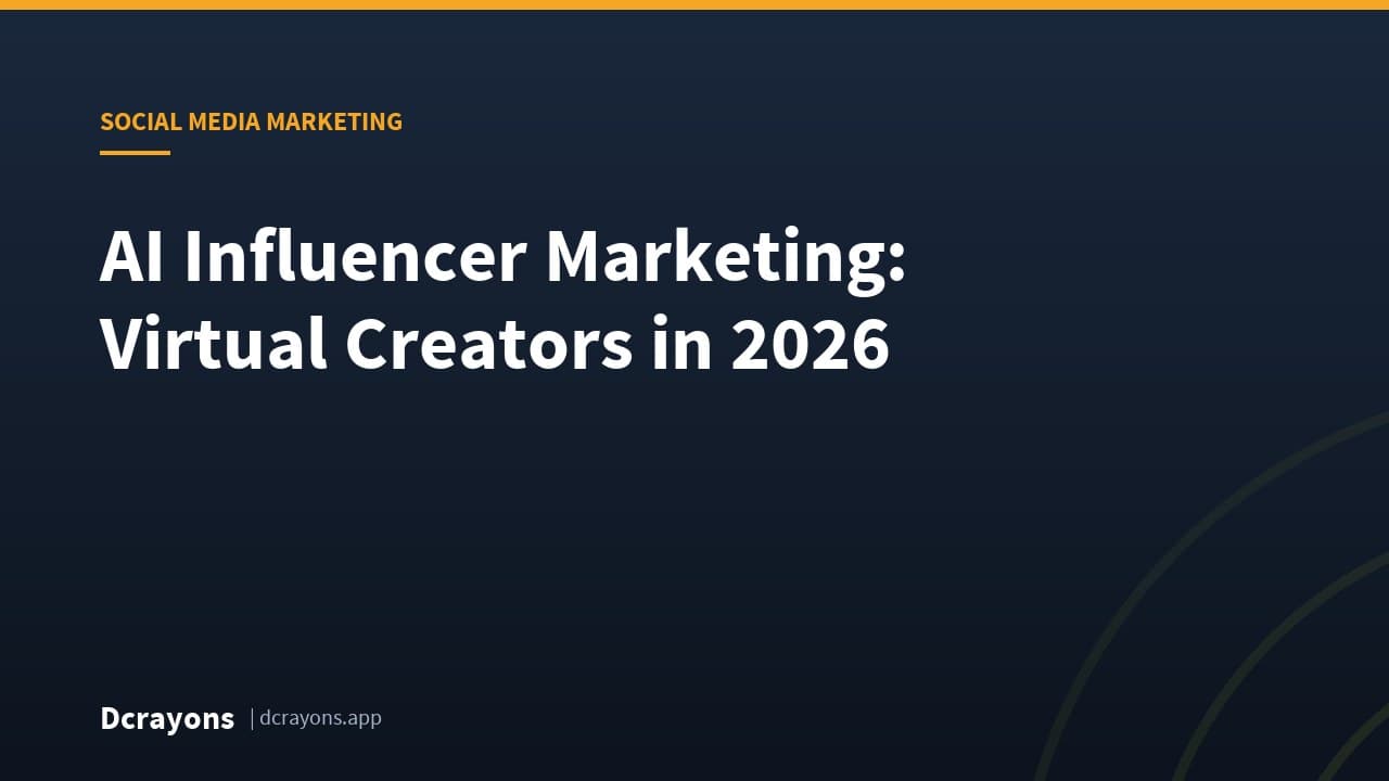 AI Influencer Marketing: Virtual Creators in 2026