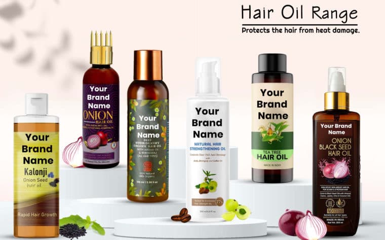 One product universe you can launch: skincare, hair care, colour cosmetics, facial kits, specialty naturals and body care. You choose the products and the look, and we make, brand and ship them.